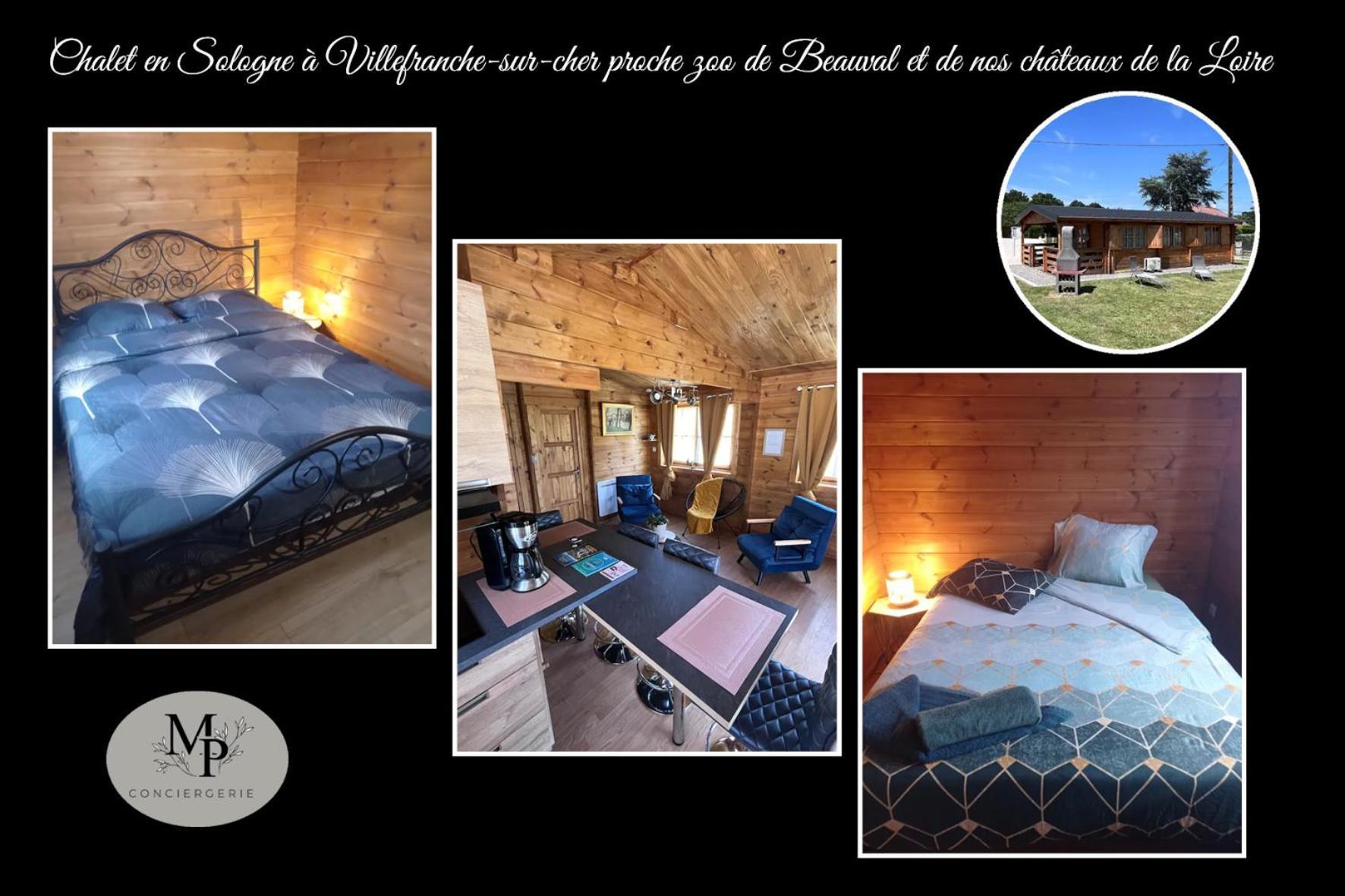 Chalet En Sologne A Villefranche Sur Cher Extérieur photo